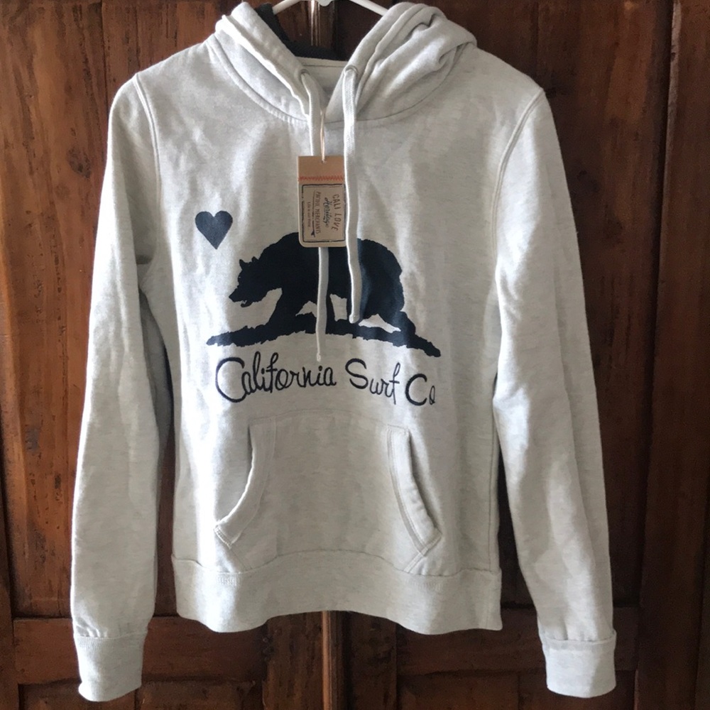 NWT California surf company hoodie SZ MEDIUM